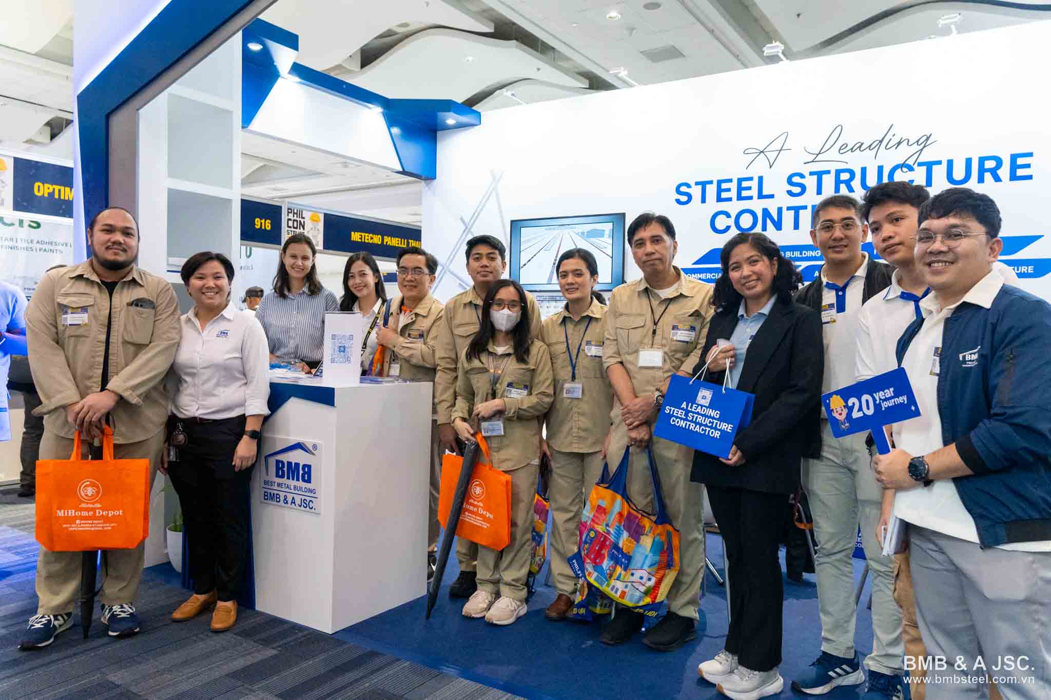 BMB Steel이 필콘스트럭트 마닐라 2025에 참가