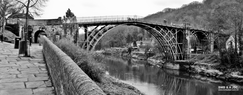 The Iron Bridge in England (1779) was made entirely of cast iron