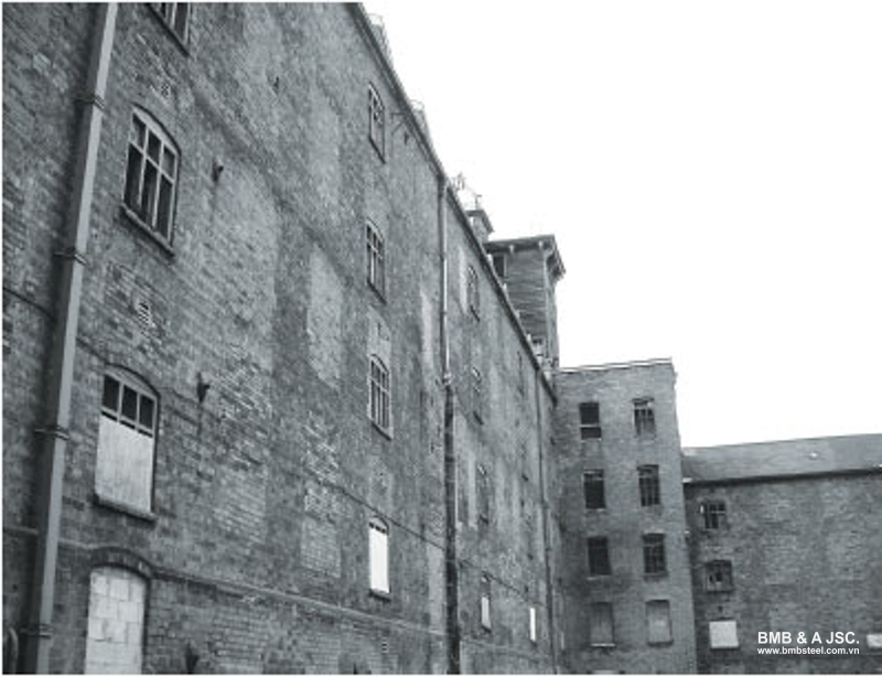 Nhà máy tại Derby (Anh) do William Strutt xây dựng