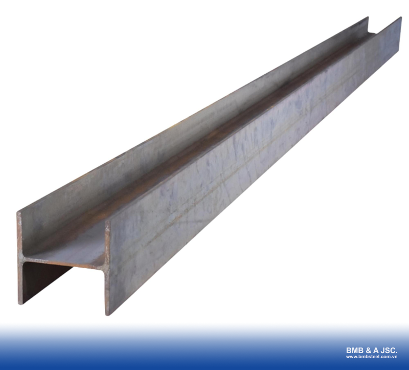 H shaped steel has a cross-section shaped like the letter “H”