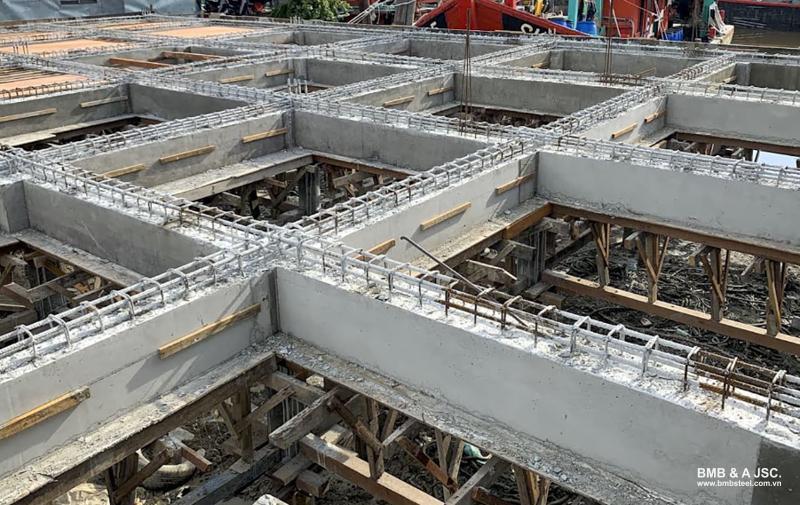 คานคอนกรีตเสริมเหล็กเป็นประเภทที่พบมากที่สุด