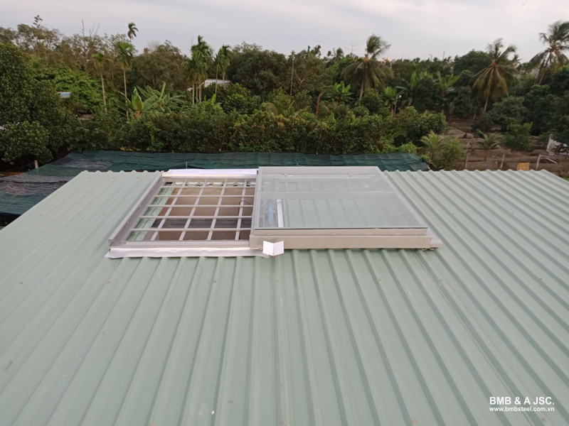 Giếng trời giúp lưu thông không khí và lấy ánh sáng