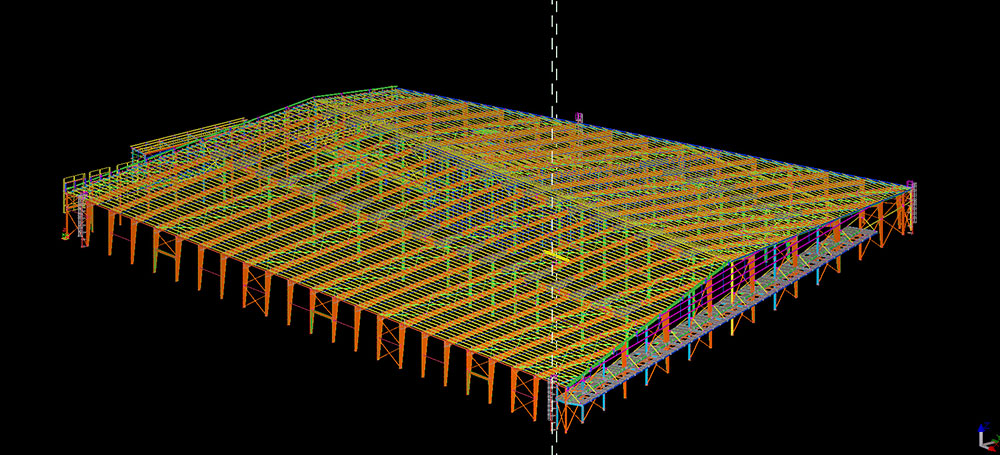 60,000m2 Industrial Factory Drawing Sample