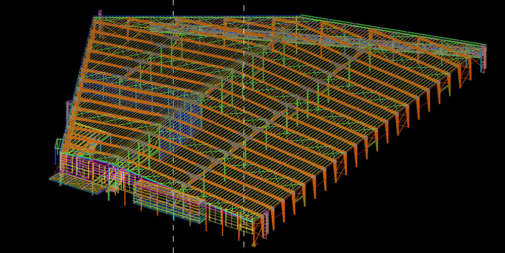 100,000m2 Industrial Factory Drawing Sample