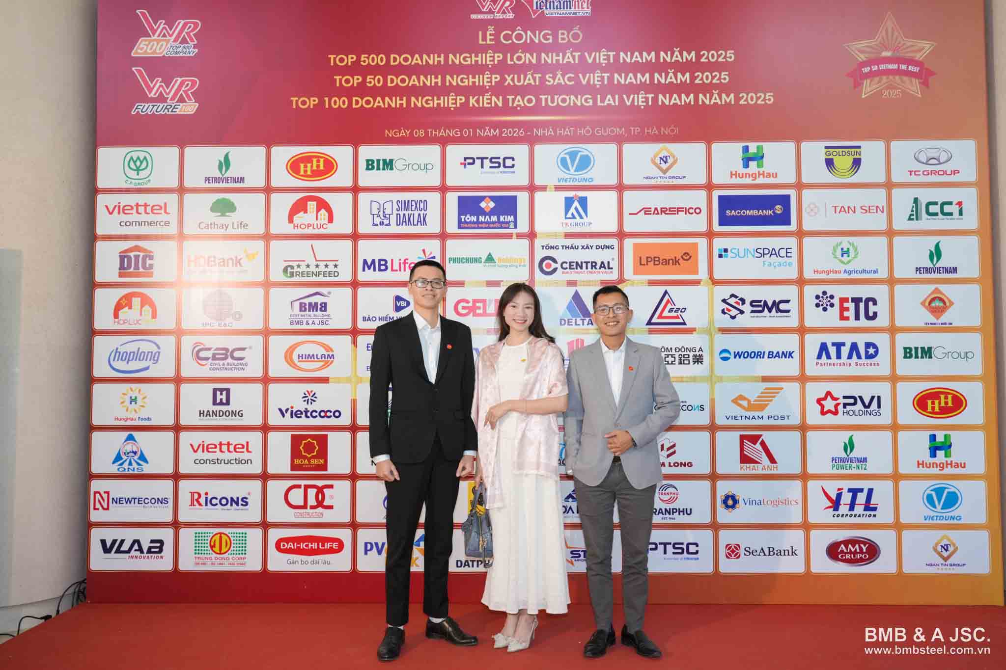 BMB Steel이 2026년 VNR500 순위에서 두각을 나타냄