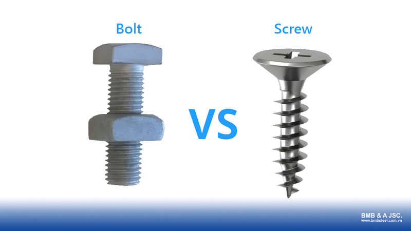 Bolts and screws are widely used in daily life
