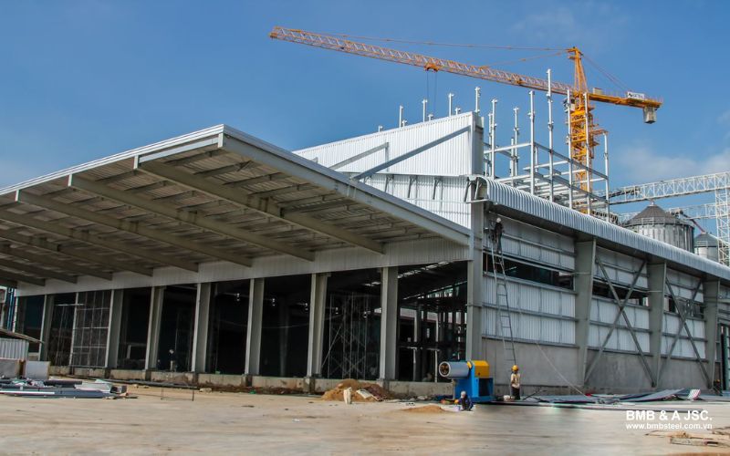 Building factory construction