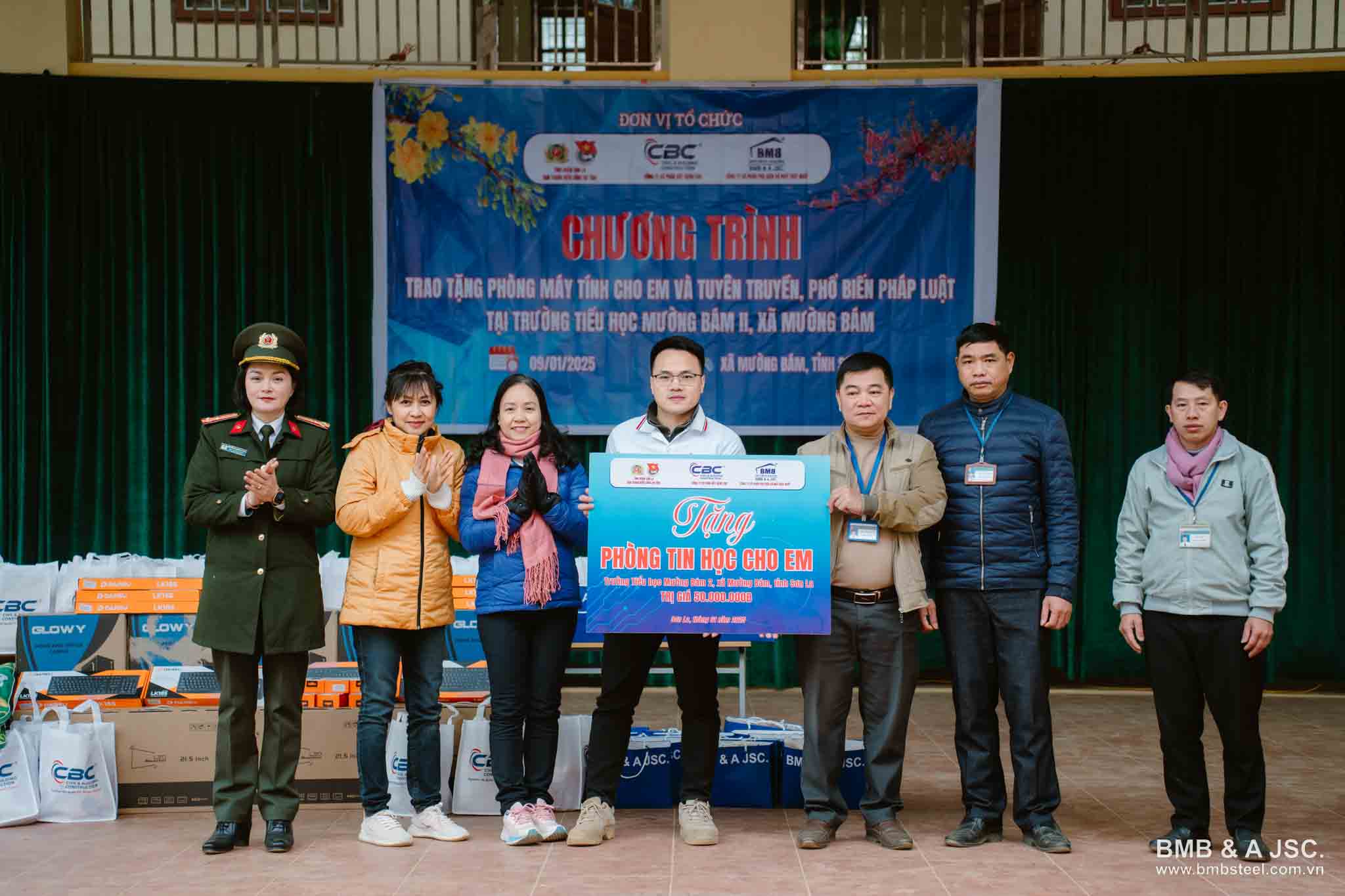 BMB Steel đồng hành cùng “tết sớm cho em” – gieo yêu thương, ươm mầm tương lai