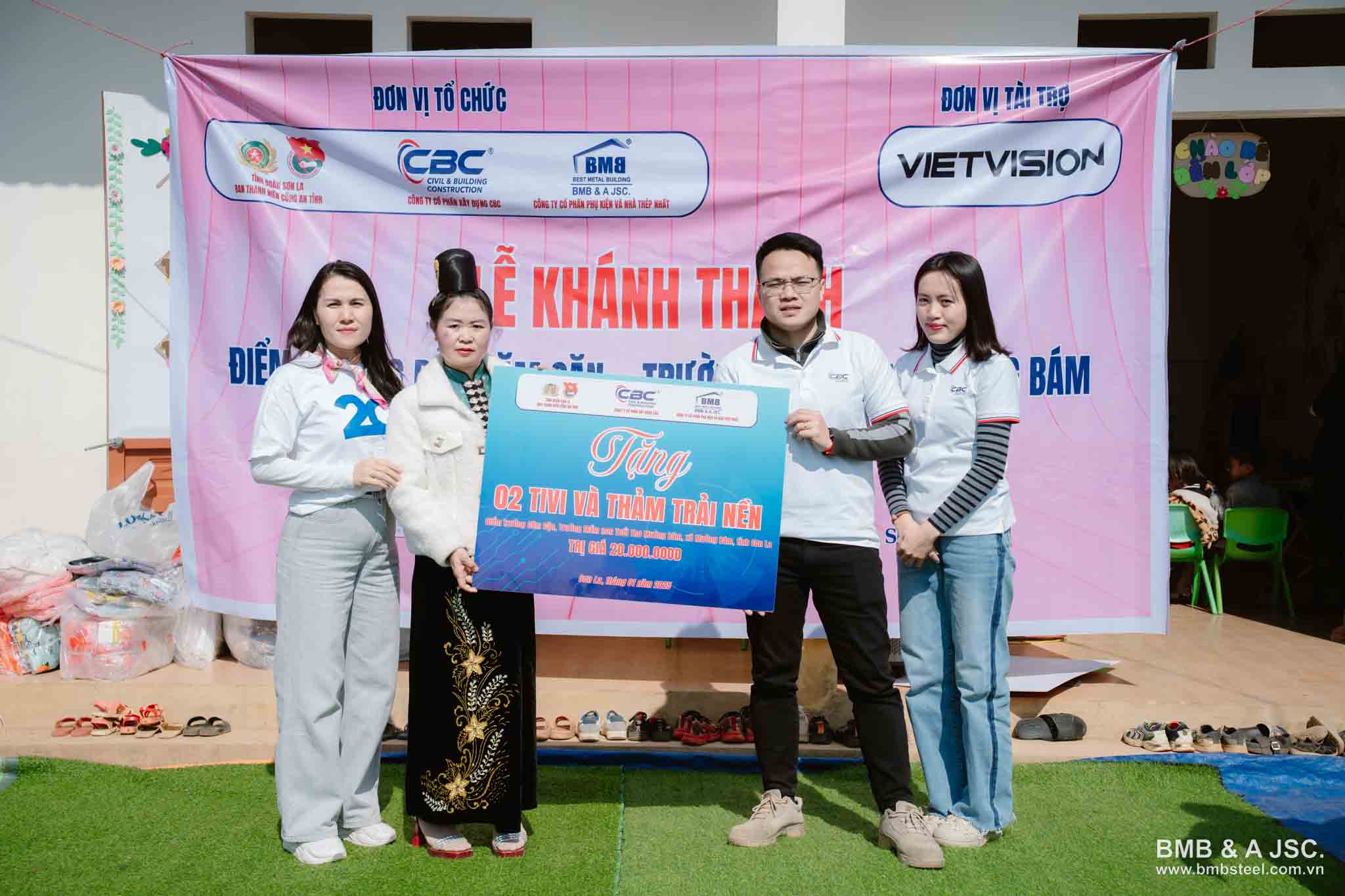 BMB Steel đồng hành cùng “tết sớm cho em” – gieo yêu thương, ươm mầm tương lai