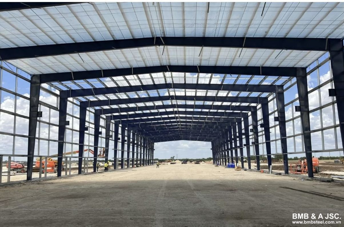 Lợi ích và ứng dụng công trình nhà thép tiền chế trong xây dựng