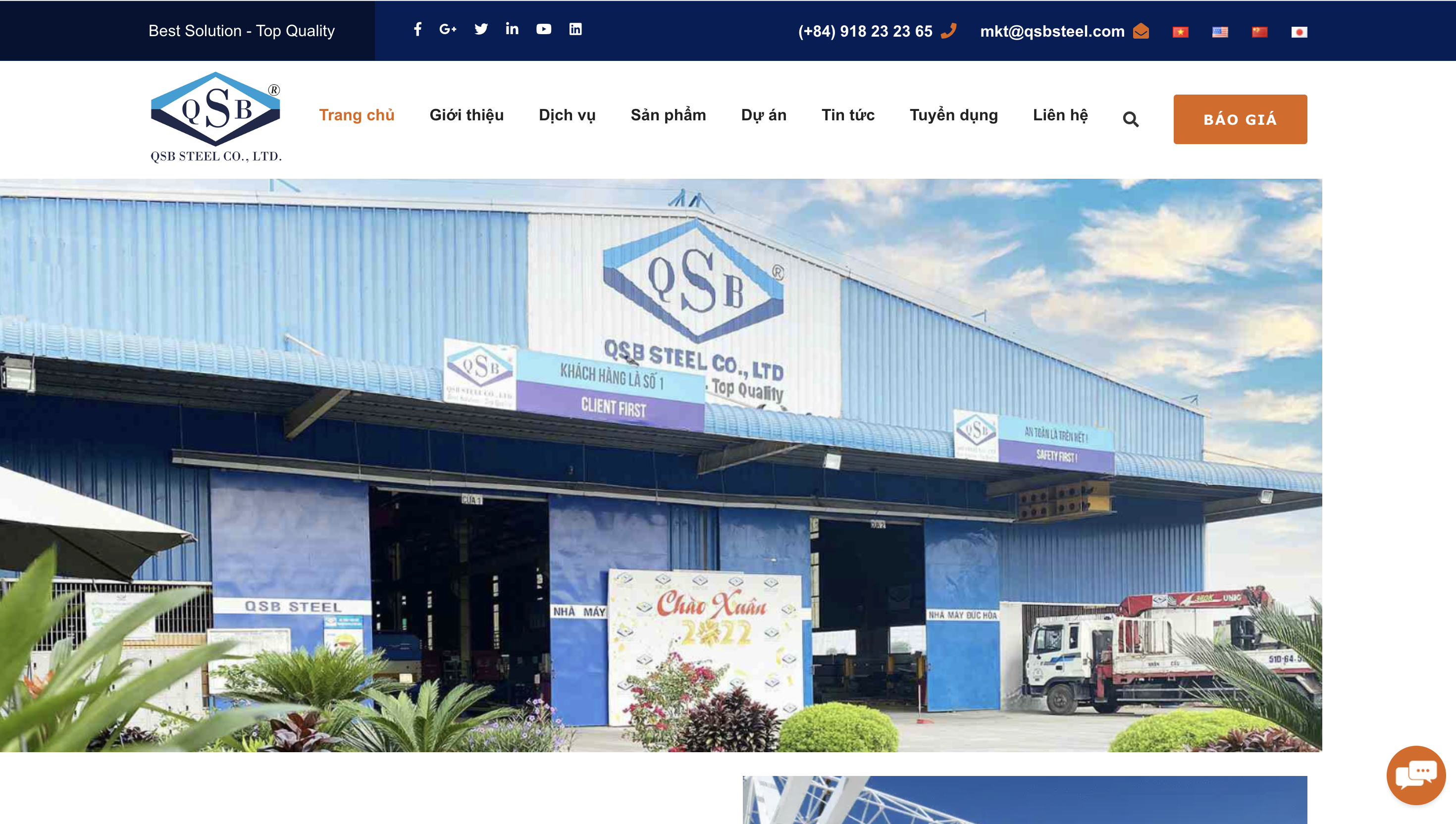 Công ty xây dựng TNHH Thép QSB