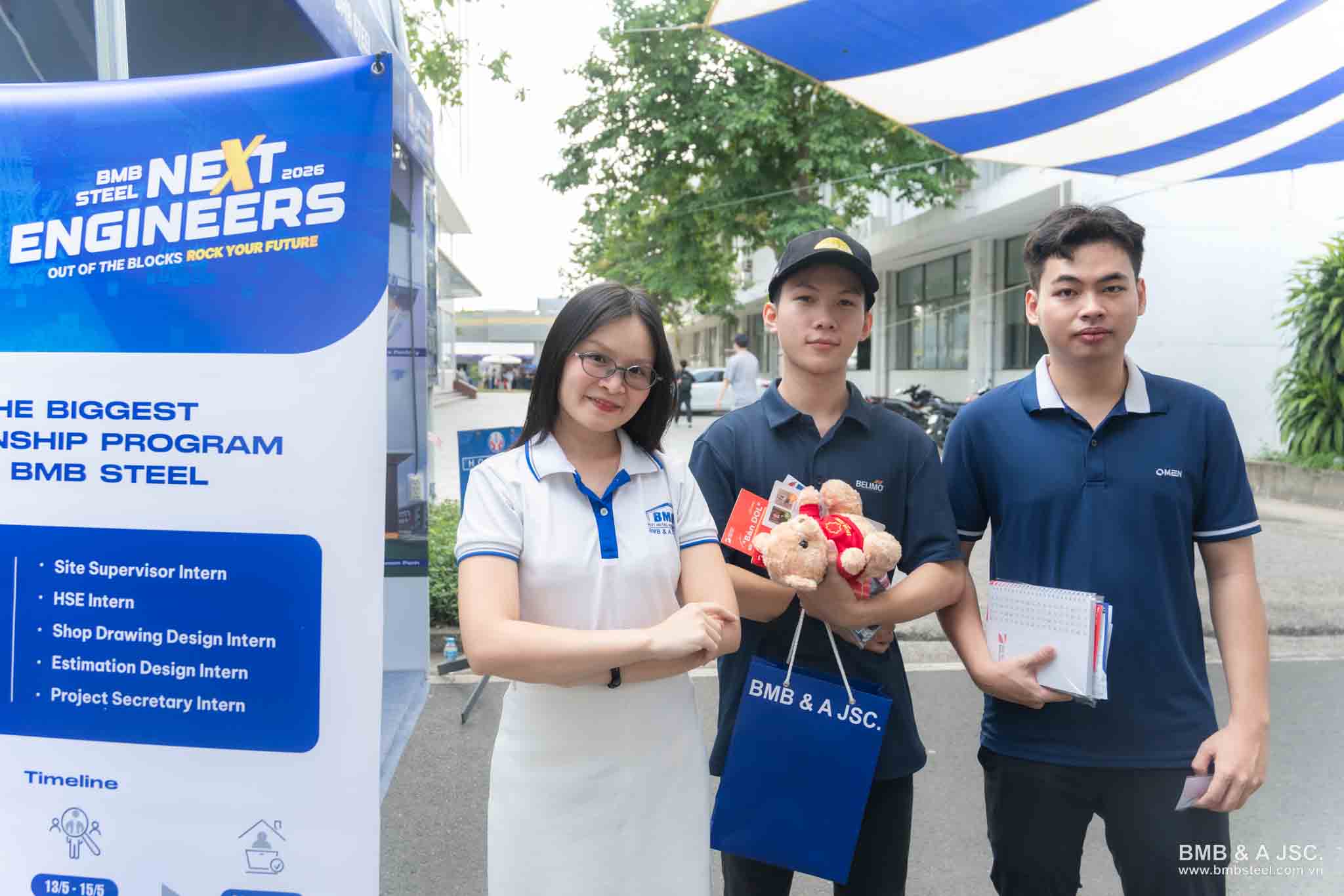 BMB Steel kết nối sinh viên tại trường đại học công nghệ kỹ thuật