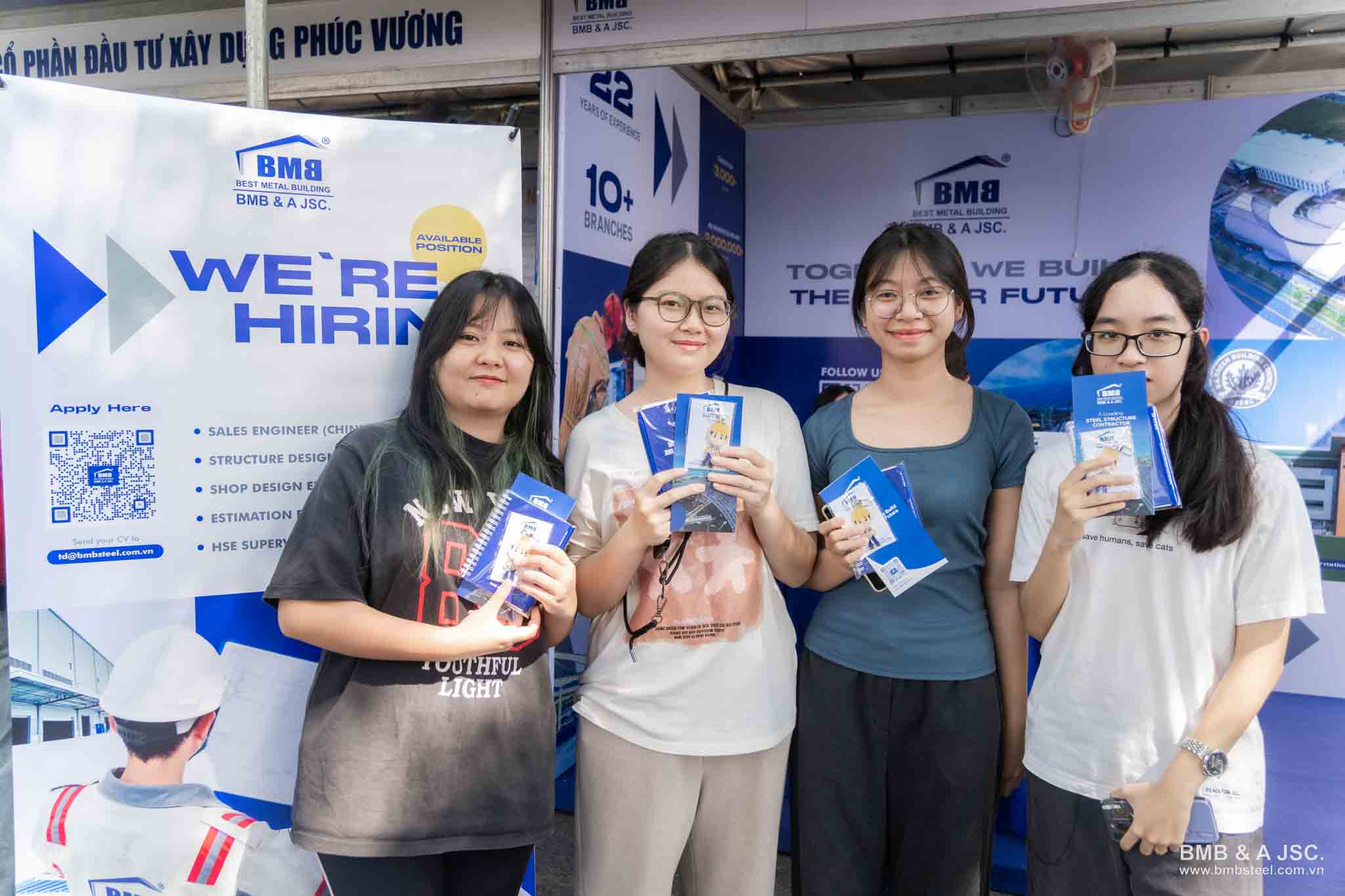 BMB Steel nagpatuloy ang paglalakbay sa pagkonekta sa araw ng trabaho – Kolehiyo ng Bách Khoa TP.HCM