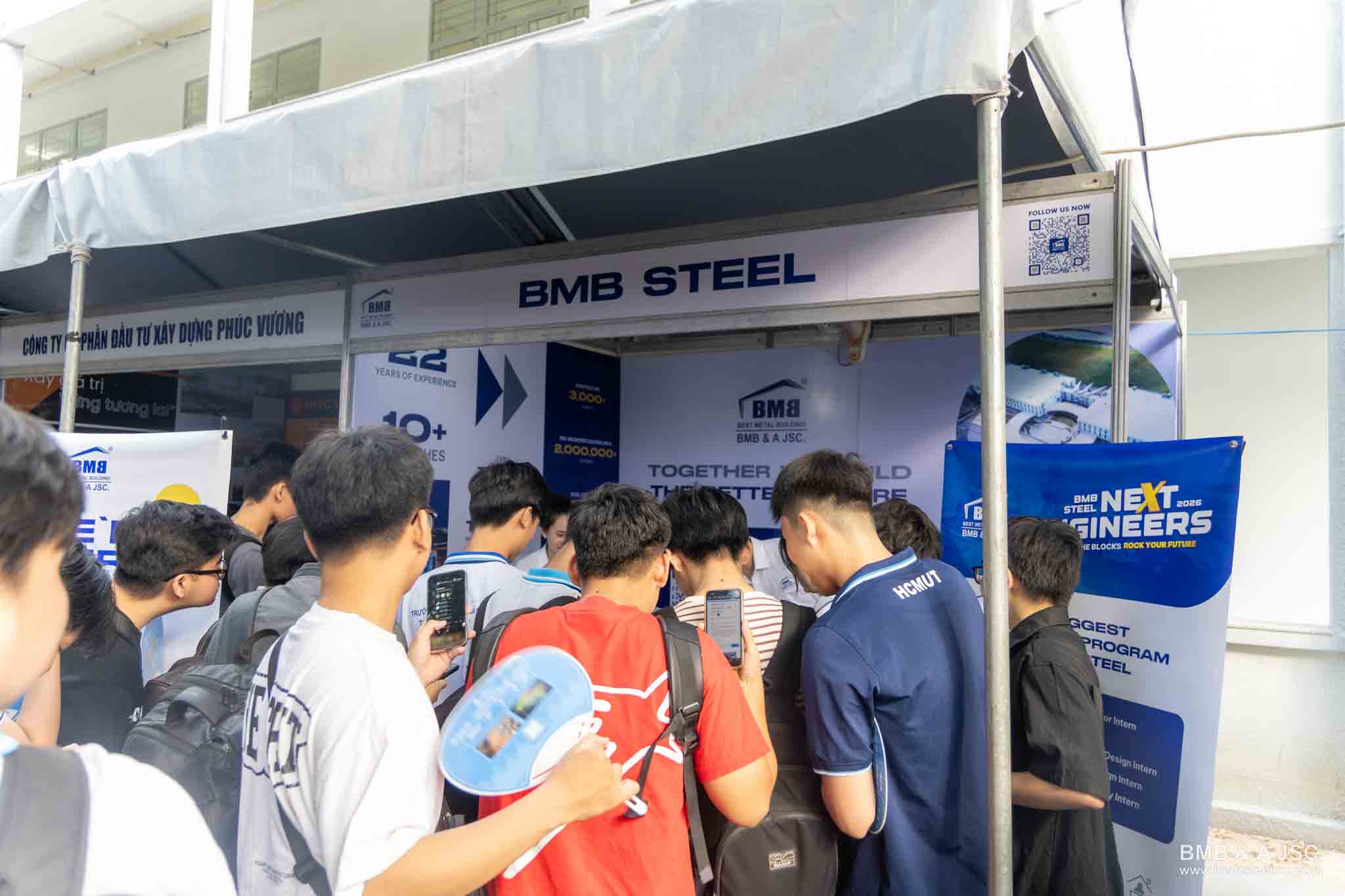 BMB Steel nagpatuloy ang paglalakbay sa pagkonekta sa araw ng trabaho – Kolehiyo ng Bách Khoa TP.HCM