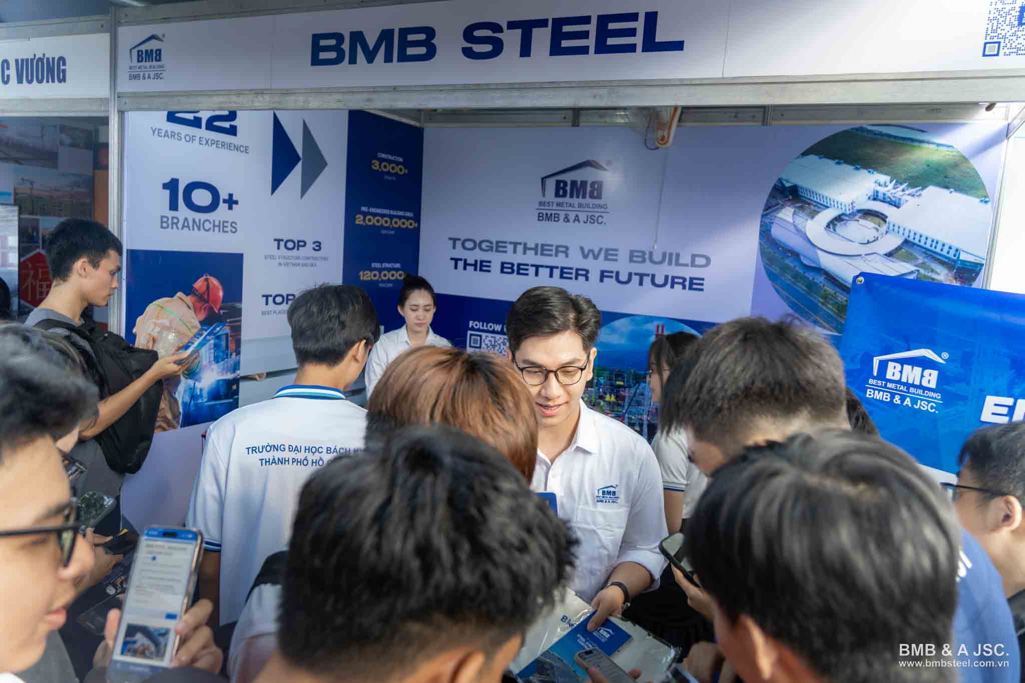 BMB Steel nagpatuloy ang paglalakbay sa pagkonekta sa araw ng trabaho – Kolehiyo ng Bách Khoa TP.HCM