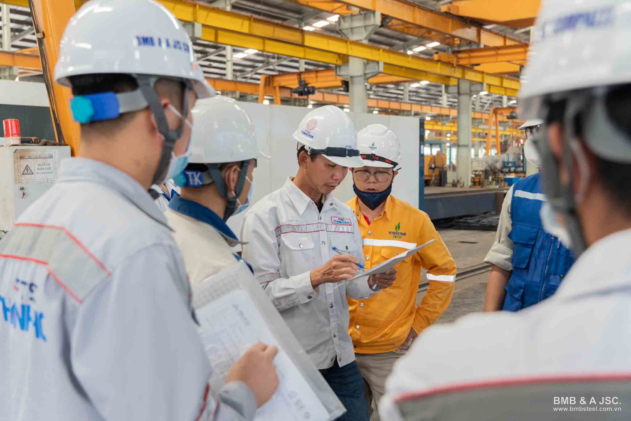 First-Cut Ceremony for the gas pipeline project Lot B – O Mon: Marking the beginning of the cooperation journey between PTSC Thanh Hoa and BMB Steel