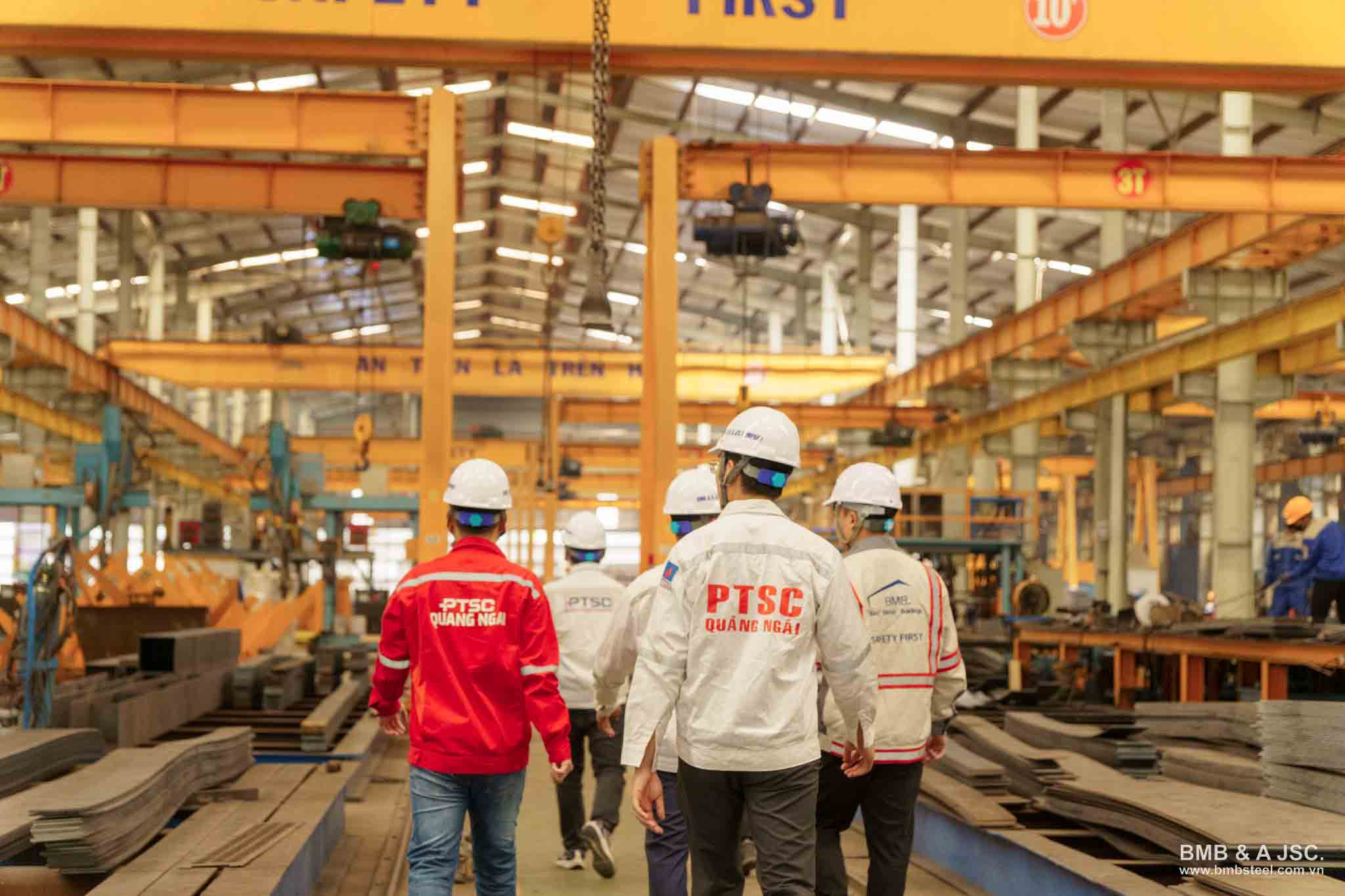 First Cut Ceremony - Launching the Pipe Rack structural fabrication for package T08, Long Phu 1 Thermal Power Plant project