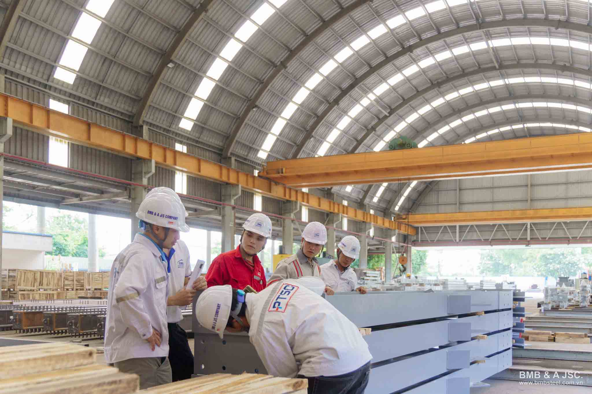 First Cut Ceremony - Launching the Pipe Rack structural fabrication for package T08, Long Phu 1 Thermal Power Plant project