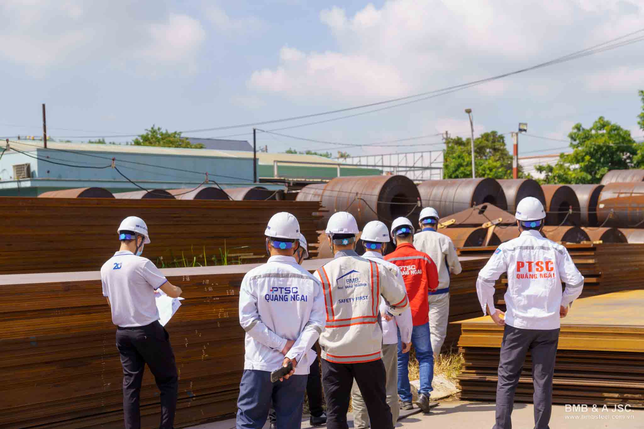 First Cut Ceremony - Launching the Pipe Rack structural fabrication for package T08, Long Phu 1 Thermal Power Plant project
