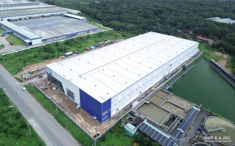 Công trình nhà thép tiền chế BMB Steel