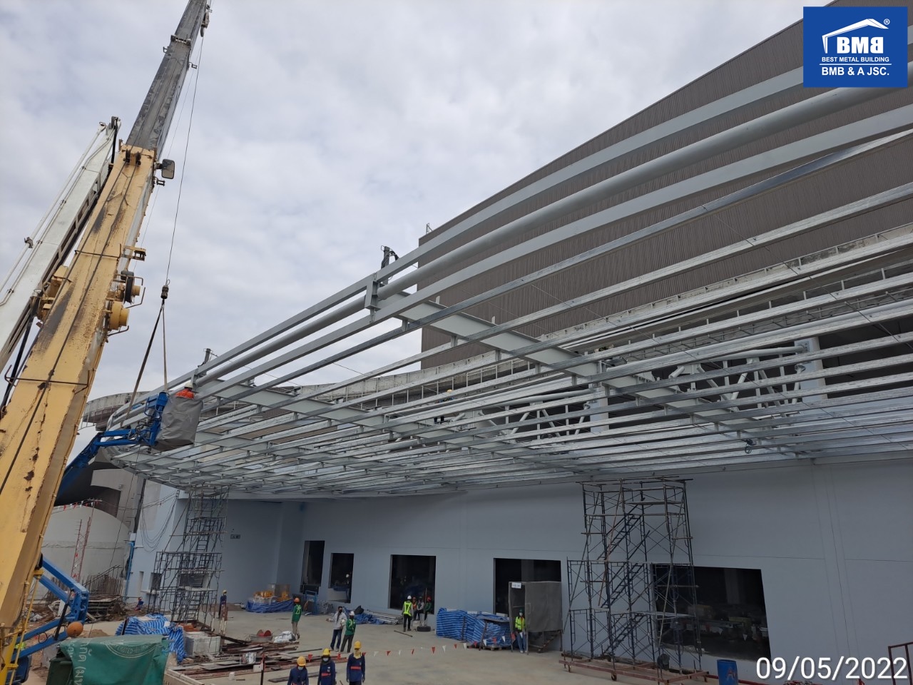 Thi công nhà xưởng công nghiệp nhỏ