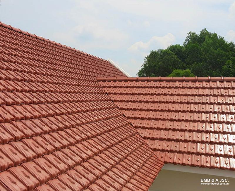 Mái ngói bằng đất nung chịu nhiệt tốt