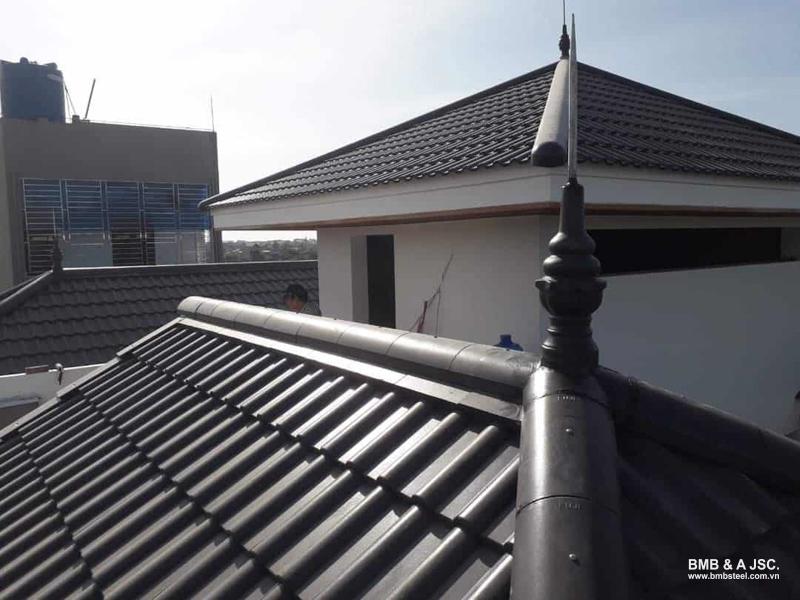 Mái ngói bằng nhựa Composite chống thấm tốt