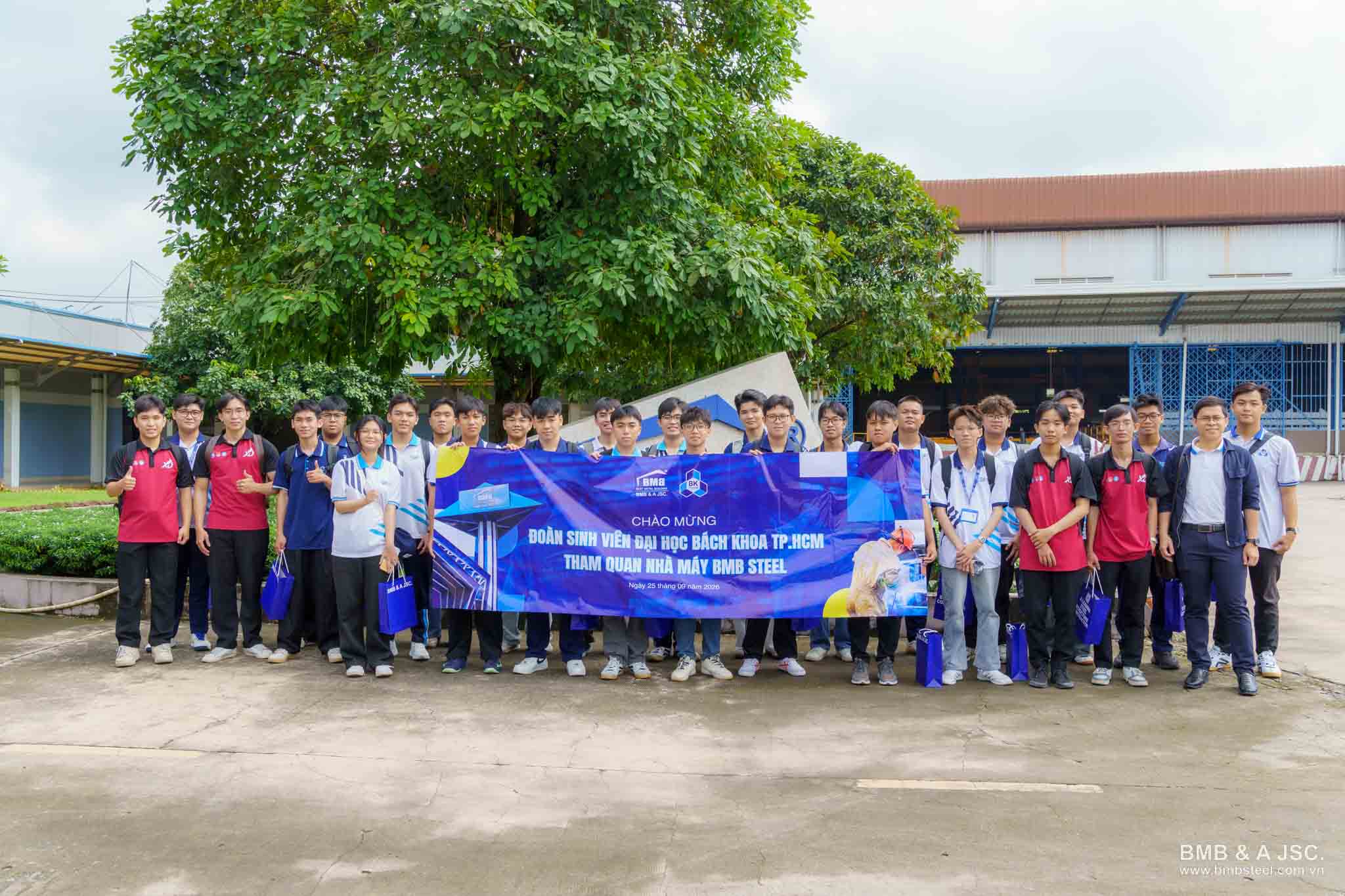 BMB Steel Factory Tour – Connecting the classroom to reality