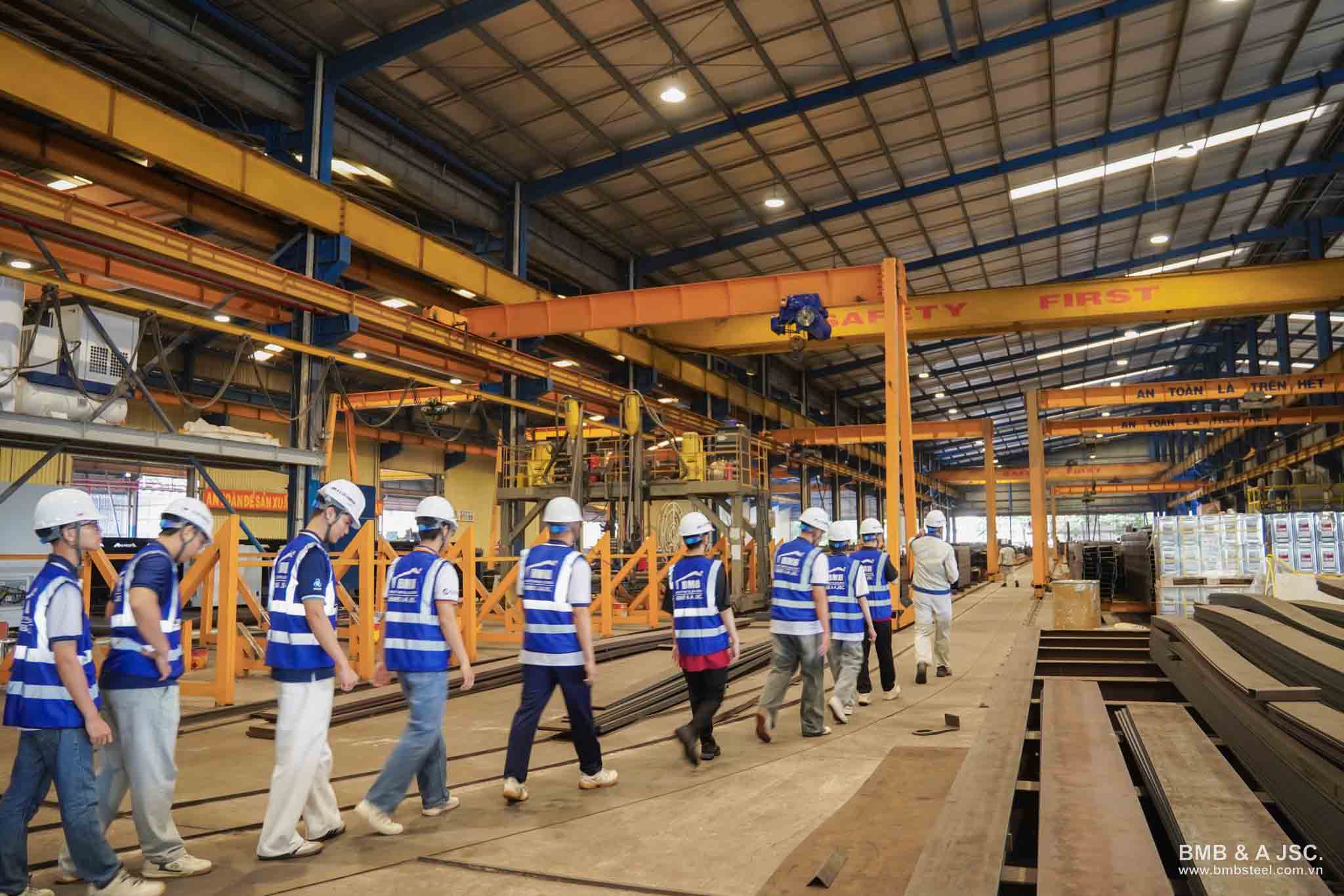 BMB Steel Factory Tour – Connecting the classroom to reality
