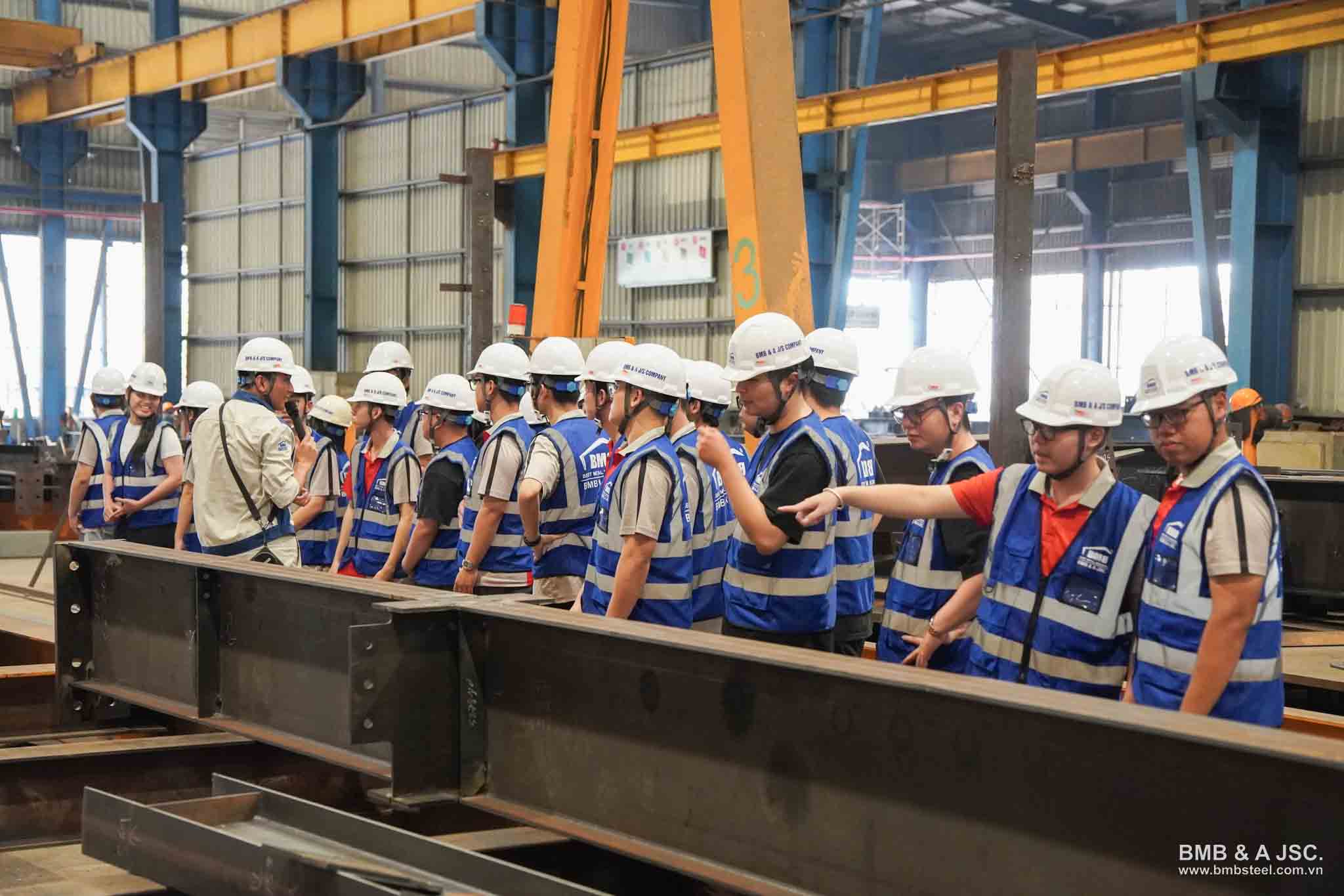 BMB Steel Factory Tour – Connecting the classroom to reality