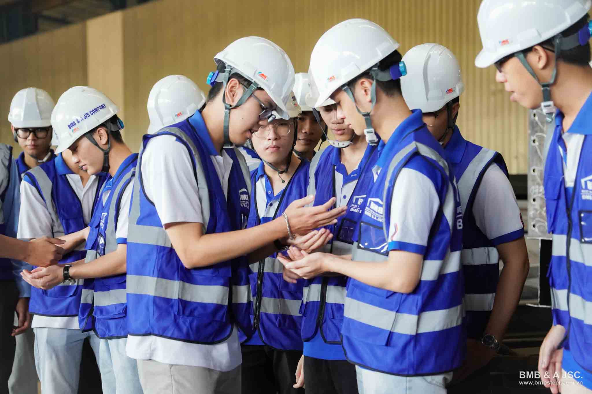 BMB Steel Factory Tour – Connecting the classroom to reality