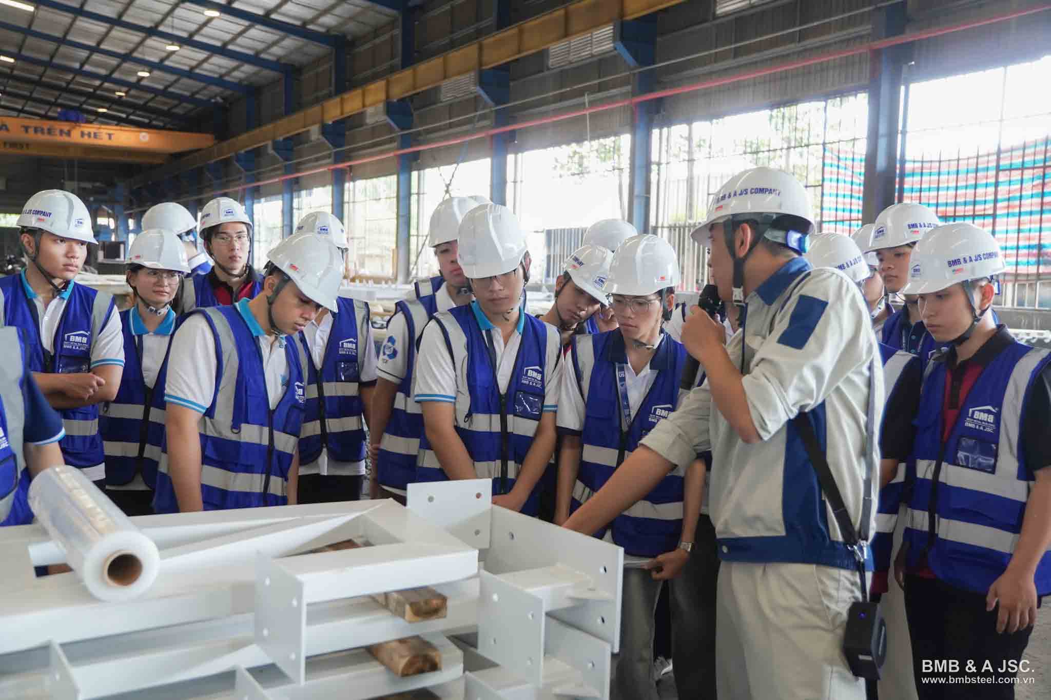 BMB Steel Factory Tour – Connecting the Classroom with Reality