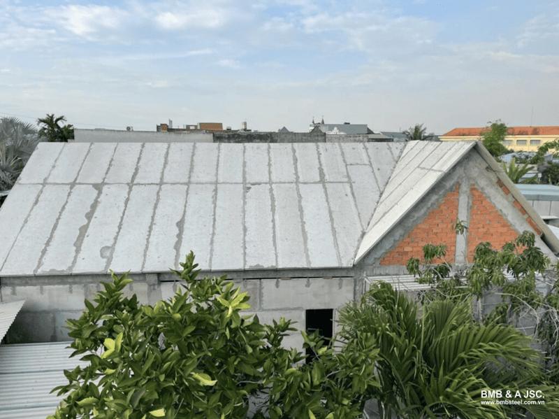 Cemboard tiled roofs allow fast construction