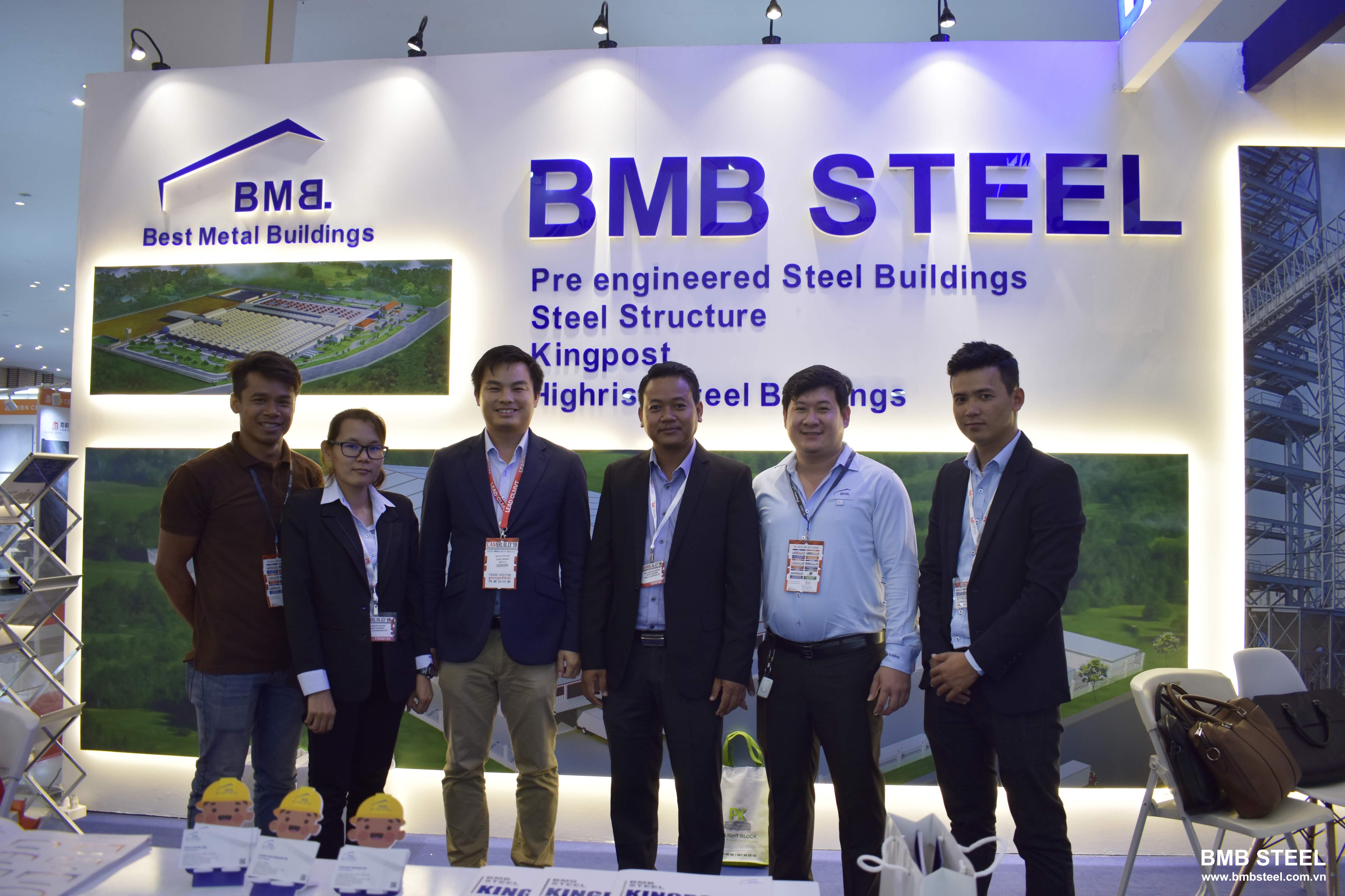 BMB STEEL PARTICIPATED IN CAMBUILD 2019 IN CAMBODIA 12