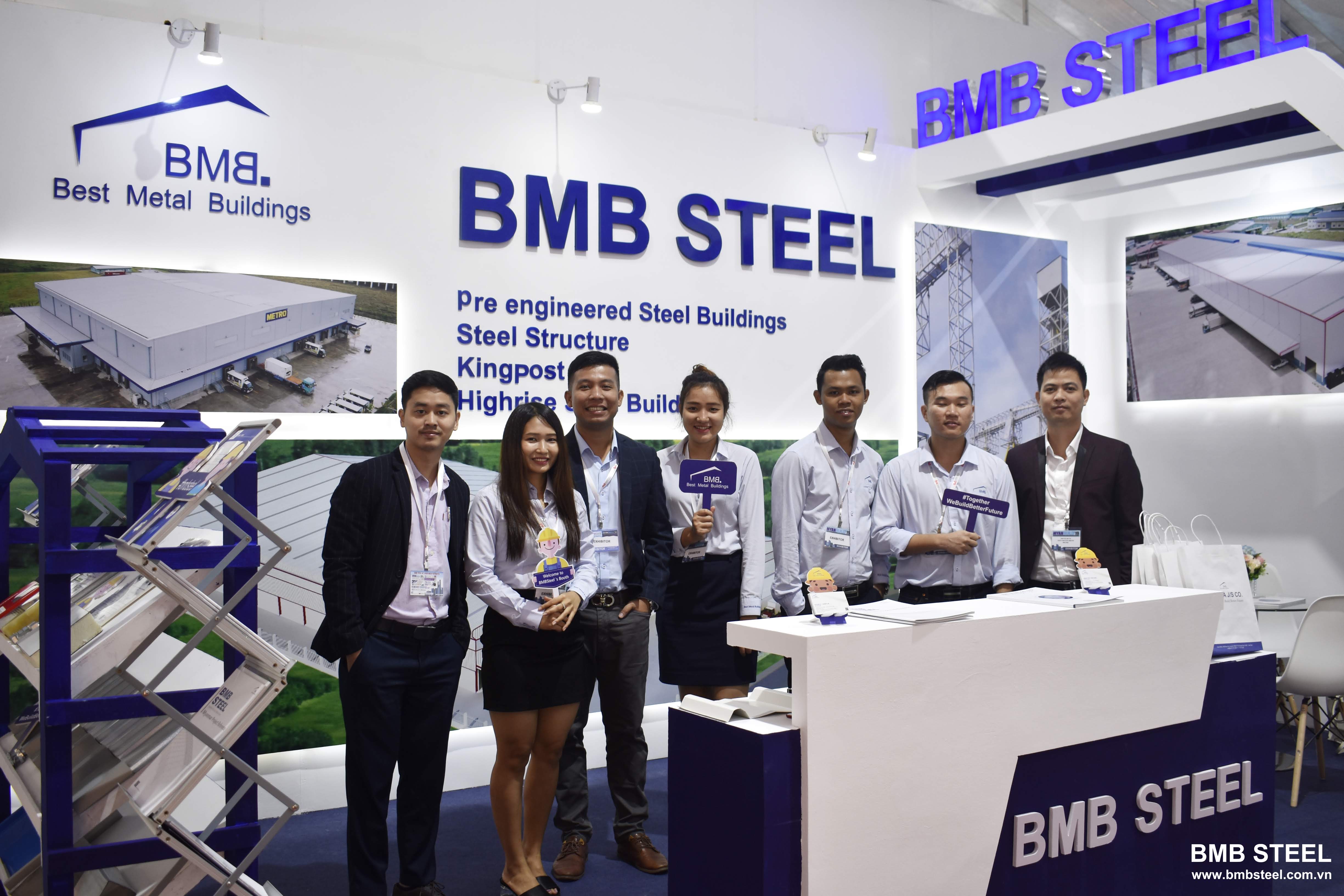 BMB STEEL PARTICIPATED IN MYANBUILD 2019 IN YANGON, MYANMAR